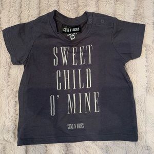 Guns and roses sweet child of mine baby T-shirt.